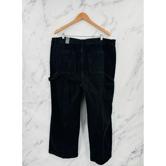 Torrid Straight Classic Denim High-Rise Carpenter Jean - Coal Mine - Picture 5 of 6